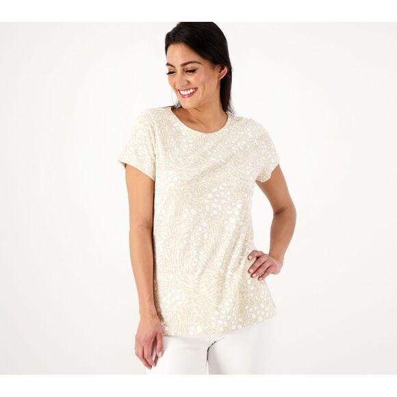 Belle by Kim Gravel | Tops | Belle By Kim Gravel Slub Knit Ocean Reef ...
